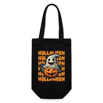 Halloween design creepy for the next party - Gift Bag for Bottles - black - Front