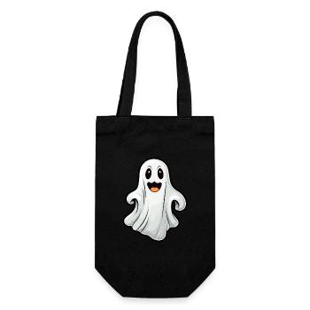 Design d’Halloween effrayant pour la prochaine fête - Sac à bouteille - noir - Devant