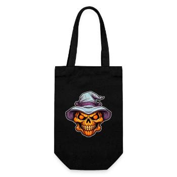 Design d’Halloween effrayant pour la prochaine fête - Sac à bouteille - noir - Devant