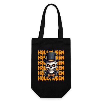 Halloween design creepy for the next party - Gift Bag for Bottles - black - Front