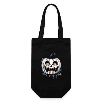 Halloween design creepy for the next party - Gift Bag for Bottles - black - Front