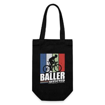 BALLERMEISTER BICYCLE CYCLIST ROAD BIKE SAYING - Gift Bag for Bottles - black - Front