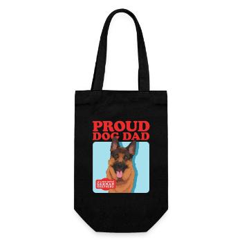 German Shepherd Dad German Shepherd Gift - Gift Bag for Bottles - black - Front