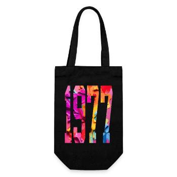 BUNT 49TH BIRTHDAY 1977 - Gift Bag for Bottles - black - Front