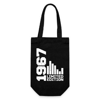 Vintage 1967 Birthday Gift 1967 Year 1967 - Gift Bag for Bottles - black - Front