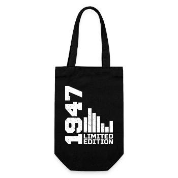 Vintage 1947 Birthday Gift 1947 Year 1947 - Gift Bag for Bottles - black - Front