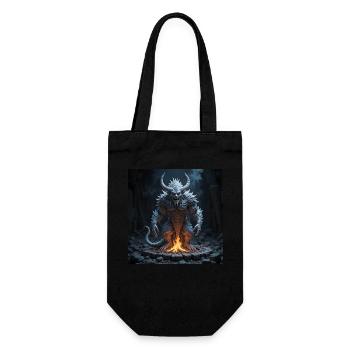 Grusarius - Geschenkbeutel für Flaschen - Schwarz - Vorne