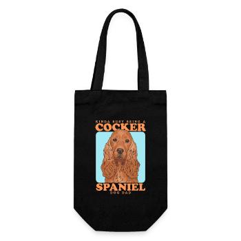 Cocker Spaniel Dad Cocker Spaniel Cadeau - Sac à bouteille - noir - Devant