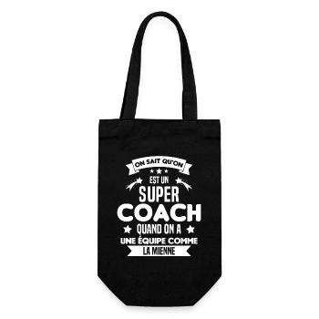 On Sait Qu'on Est Un Super Coach - Sac à bouteille - noir - Devant