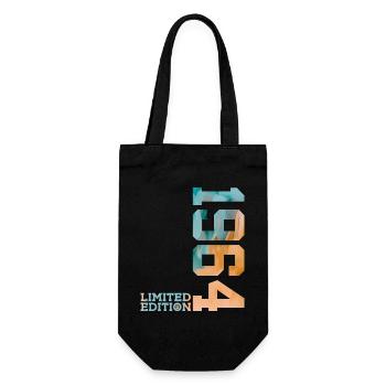 62ND BIRTHDAY LIMITED EDITION 1964 - Gift Bag for Bottles - black - Front