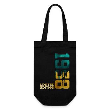 68TH BIRTHDAY LIMITED EDITION 1958 - Gift Bag for Bottles - black - Front