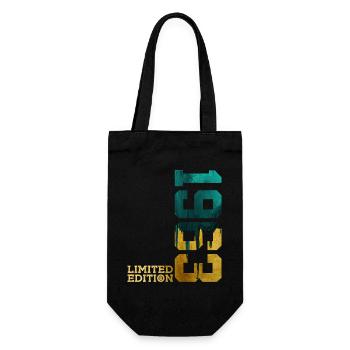 63RD BIRTHDAY LIMITED EDITION 1963 - Gift Bag for Bottles - black - Front