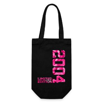 22ND BIRTHDAY PINK LIMITED EDITION 2004 - Gift Bag for Bottles - black - Front