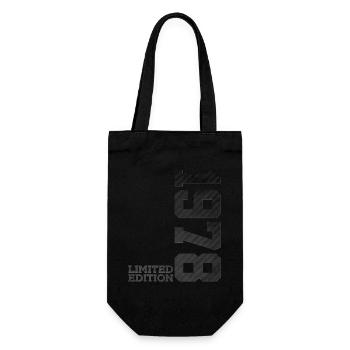 48TH BIRTHDAY LIMITED EDITION 1978 - Gift Bag for Bottles - black - Front