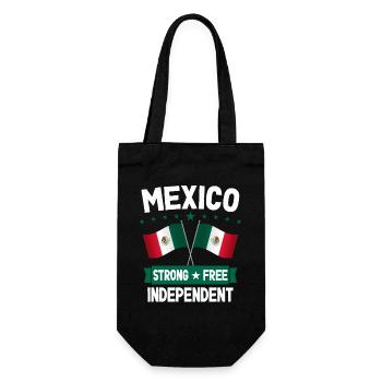 Mexico - Gift Bag for Bottles - black - Front