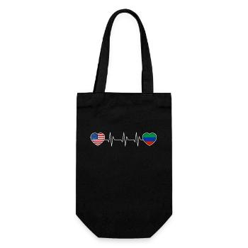 Dagestan - Gift Bag for Bottles - black - Front
