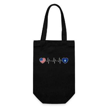 Guam - Gift Bag for Bottles - black - Front