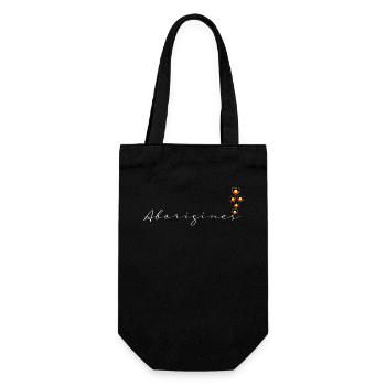 Aborigines - Gift Bag for Bottles - black - Front