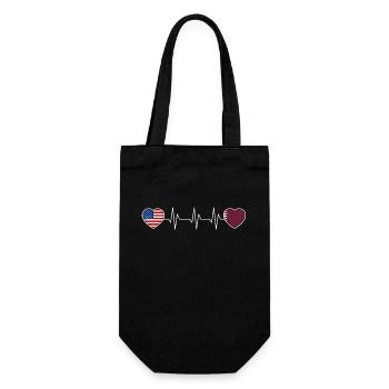 Qatar - Gift Bag for Bottles - black - Front