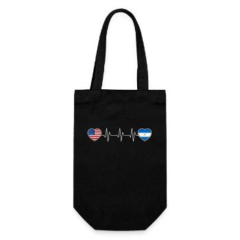 Nicaragua - Gift Bag for Bottles - black - Front