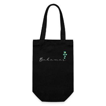 Bahamas - Gift Bag for Bottles - black - Front