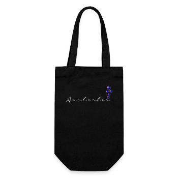 Australia - Gift Bag for Bottles - black - Front