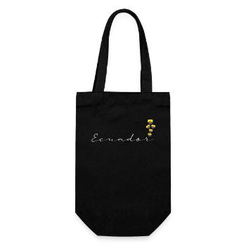 Ecuador - Gift Bag for Bottles - black - Front