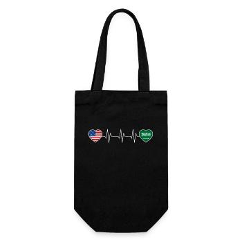 Saudi Arabia - Gift Bag for Bottles - black - Front
