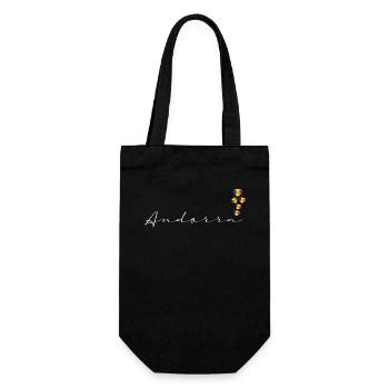 Andorra - Gift Bag for Bottles - black - Front