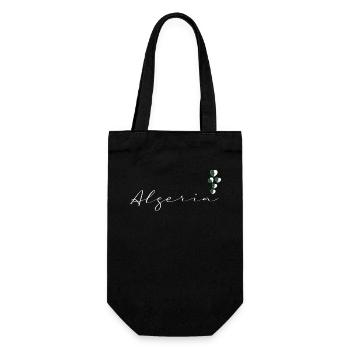 Algeria - Gift Bag for Bottles - black - Front