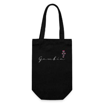 Gambie - Sac à bouteille - noir - Devant