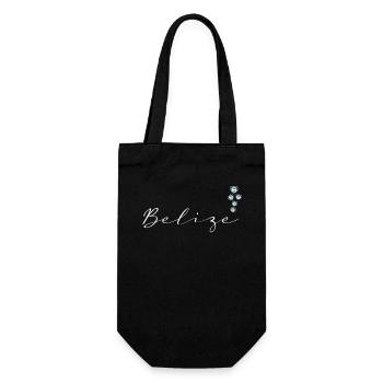 Belize - Geschenkbeutel für Flaschen - Schwarz - Vorne