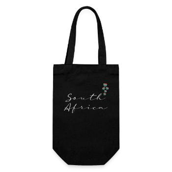 South Africa - Gift Bag for Bottles - black - Front