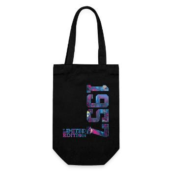 69TH BIRTHDAY 69 YEARS LIMITED EDITION 1957 - Gift Bag for Bottles - black - Front
