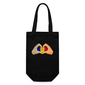Andorra - Gift Bag for Bottles - black - Front
