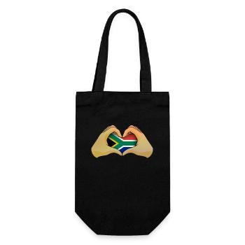 South Africa - Gift Bag for Bottles - black - Front