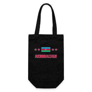 Aserbaidschan - Geschenkbeutel für Flaschen - Schwarz - Vorne