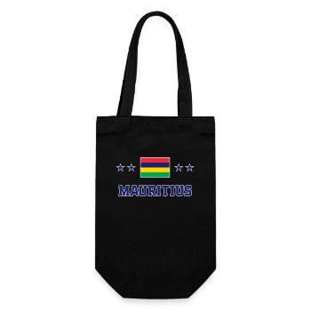 Mauritius - Gift Bag for Bottles - black - Front
