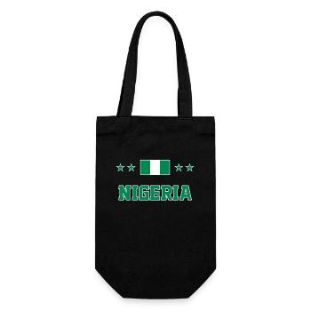 Nigeria - Gift Bag for Bottles - black - Front