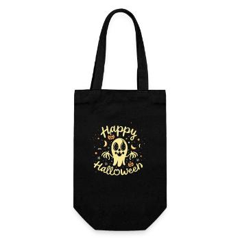 Spooky Season: Joyeux Halloween - Sac à bouteille - noir - Devant