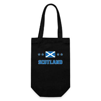 Schottland - Geschenkbeutel für Flaschen - Schwarz - Vorne