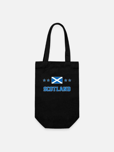 Schottland - Geschenkbeutel für Flaschen - Schwarz