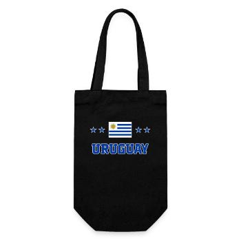 Uruguay - Gift Bag for Bottles - black - Front