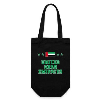 Vereinigte Arabische Emirate - Geschenkbeutel für Flaschen - Schwarz - Vorne