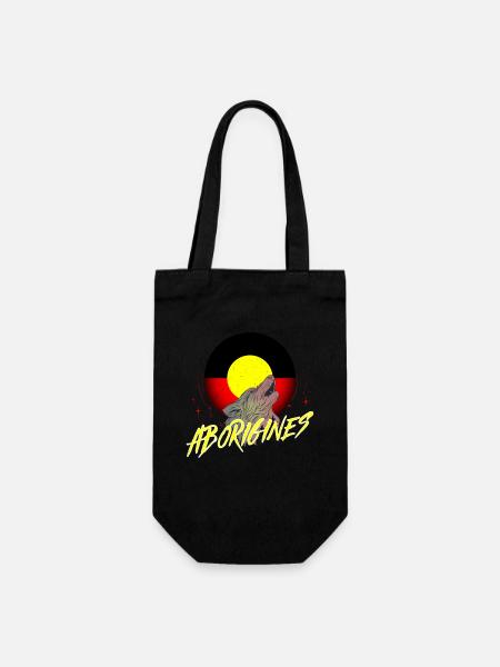 Aborigènes - Sac à bouteille - noir