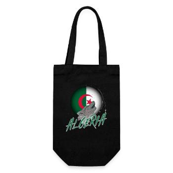 Algeria - Gift Bag for Bottles - black - Front