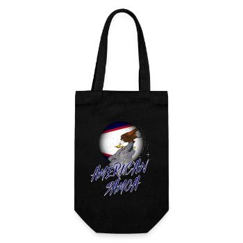 American Samoa - Gift Bag for Bottles - black - Front