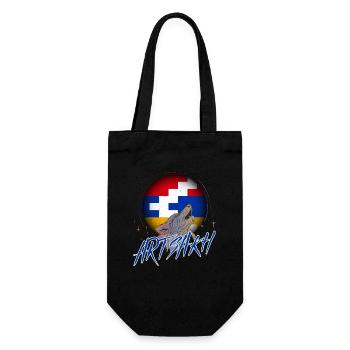 Artsakh - Gift Bag for Bottles - black - Front