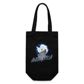 Antarctica - Gift Bag for Bottles - black - Front