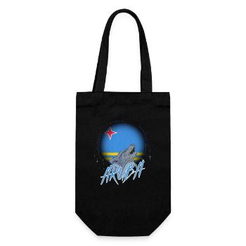 Aruba - Gift Bag for Bottles - black - Front